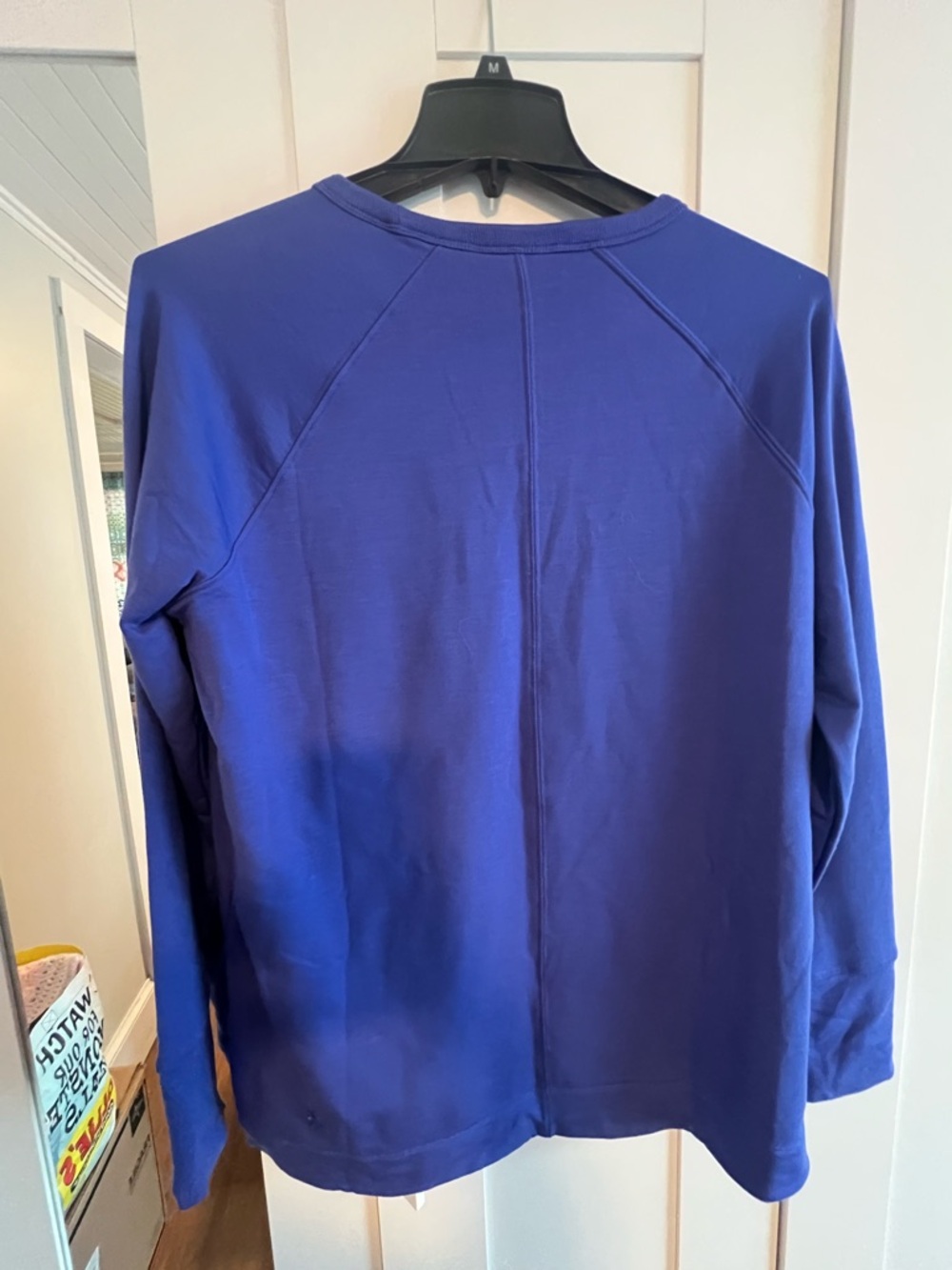 Athleta Coaster Sweatshirt Long Sleeve Crewneck Top in Purple - Picture 4 of 4